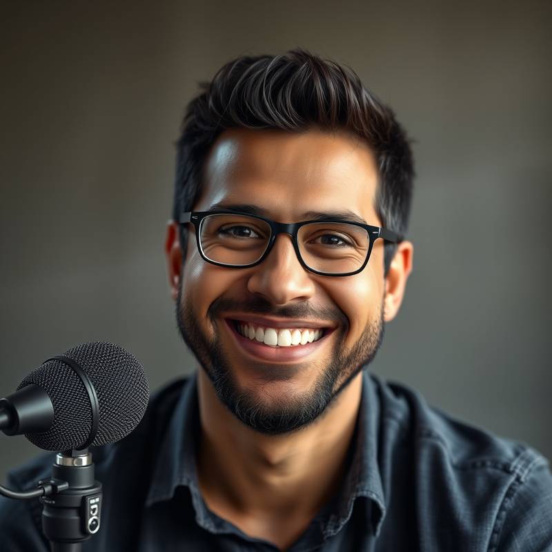 Foto de Carlos Roberto, instrutor de podcast